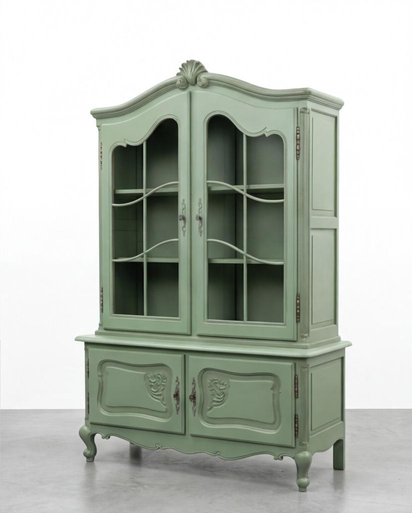 Unieke kast in zachte mintgroene kleur volledig gerenoveerd, Antiquités & Art, Antiquités | Meubles | Armoires, Enlèvement