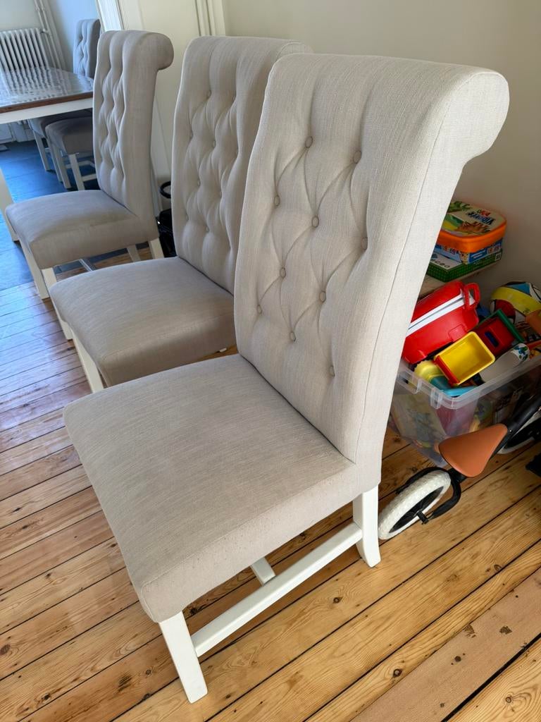 Stoelen (6) - Beige, Ophalen, Zo goed als nieuw