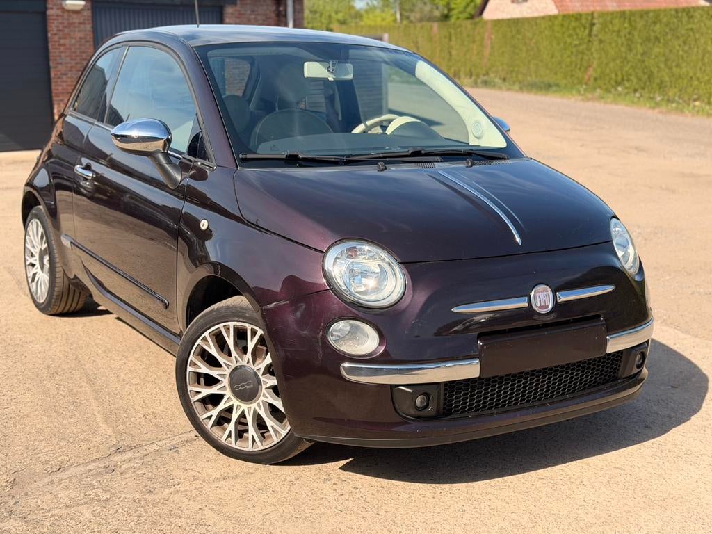 FIAT 500 ✅1.2 BENZINE AIRCO PANO, Auto's, Voorwielaandrijving, Beige, 110 g/km, 1220 cc