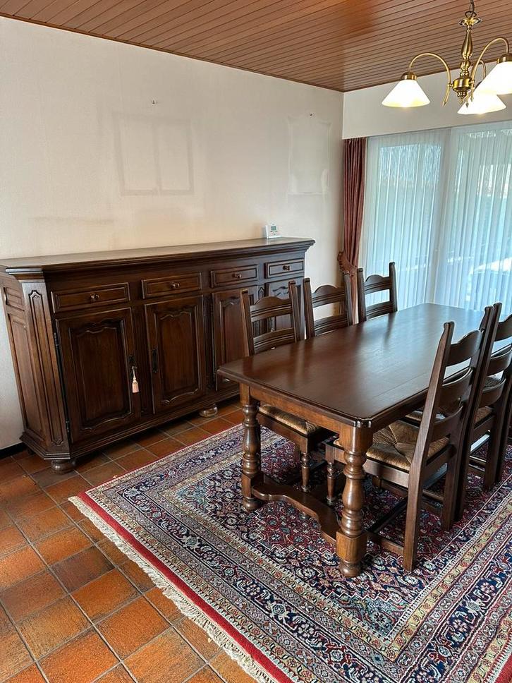 Eetkamer, Huis en Inrichting, Complete eetkamers, Gebruikt, 4 tot 6 stoelen, Ophalen