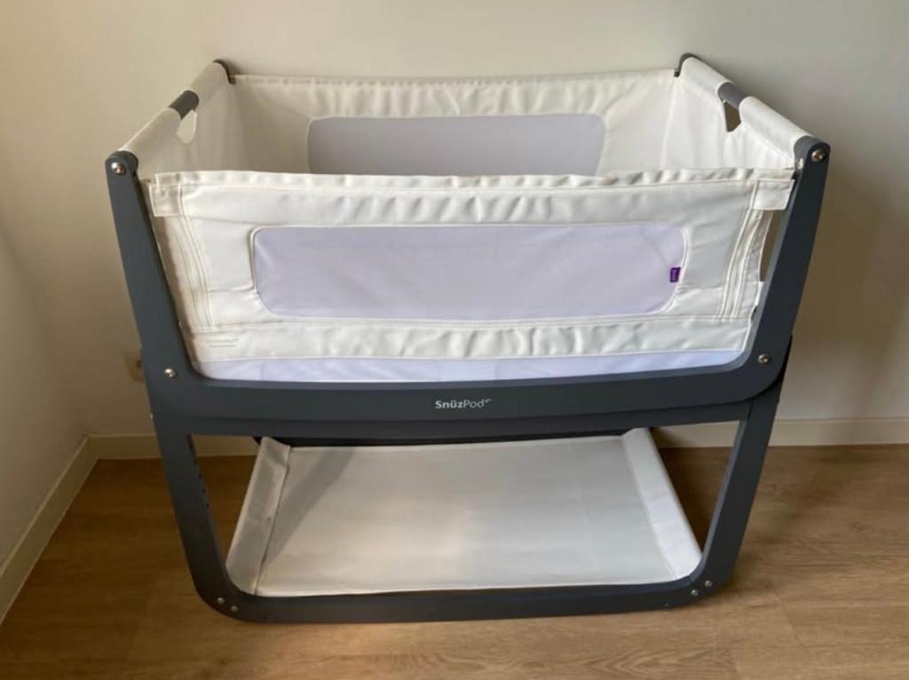 Cosleeper Snuzpod 4 met matras en lakensetje, Ophalen, Zo goed als nieuw, Minder dan 140 cm, Minder dan 70 cm