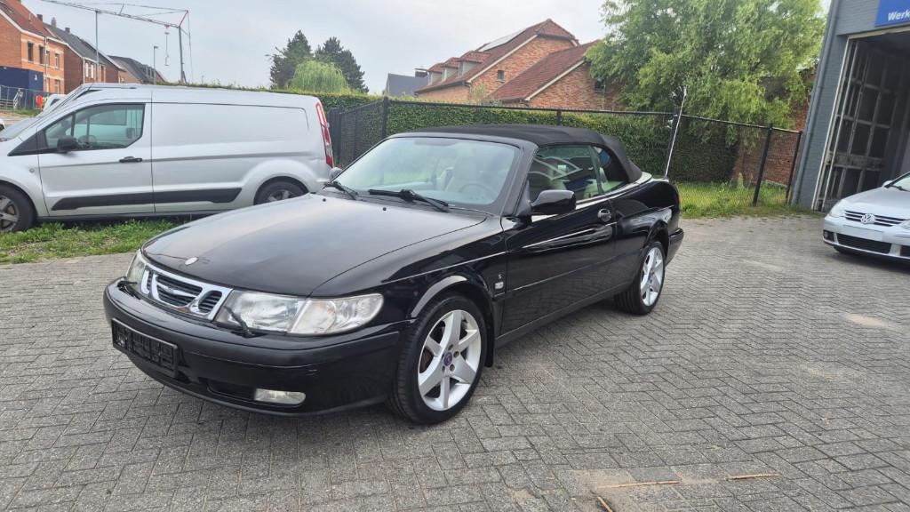 Saab 9-3 Cabrio 2.0 Turbo 150pk Automaat Bj 2001 149000km, Auto's, Saab, Automaat, Cabriolet, Parkeersensor, Bedrijf