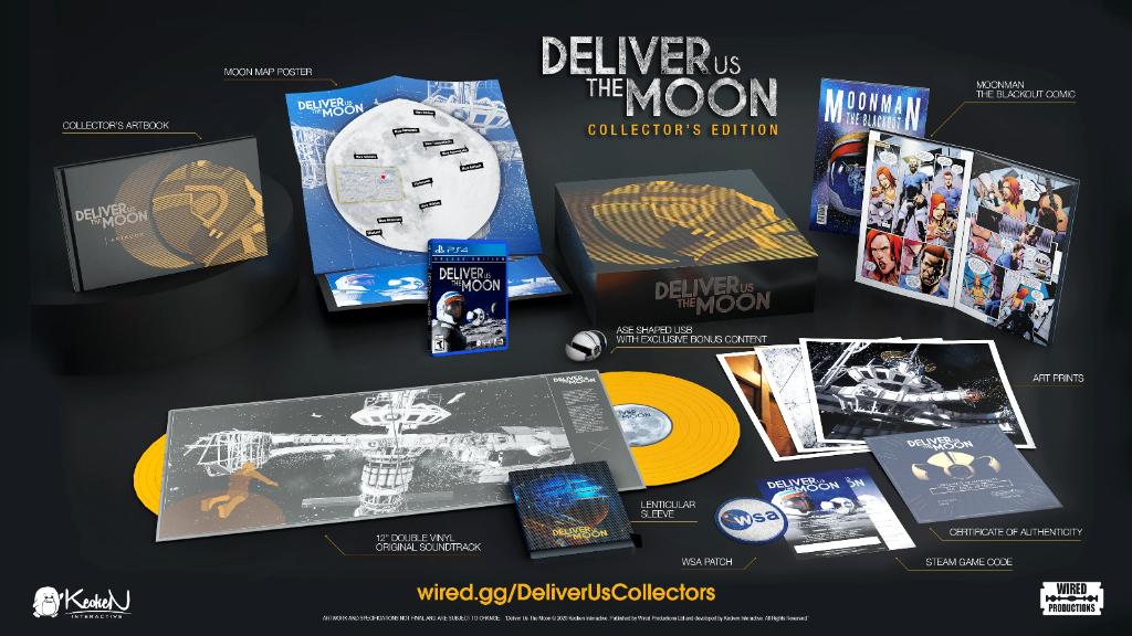 Deliver us the Moon Collector's Edition voor Ps4 / Ps5, Consoles de jeu & Jeux vidéo, Jeux | Sony PlayStation 4, Neuf, 1 joueur