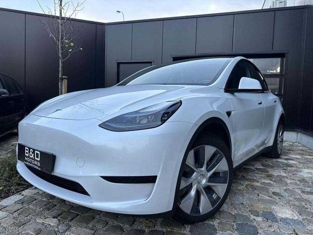 Tesla Model Y RWD/TREKHAAK/PRACHTSTAAT/GARANTIE TESLA 01/20, Autos, 299 ch, Achat, Entreprise, Noir