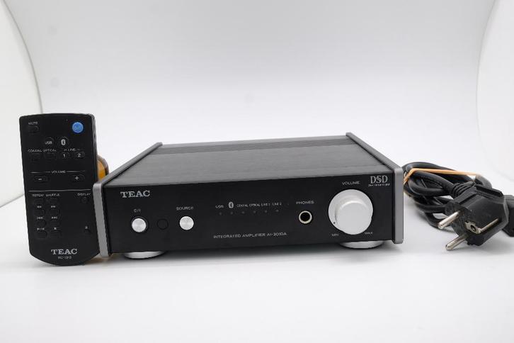 Teac AI-301DA-B Amp Hoogwaardige DSD DAC-versterker, Audio, Tv en Foto, Versterkers en Ontvangers, Gebruikt, Stereo, Minder dan 60 watt
