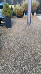 Kasteelgrind. +- 3 ton (1,5 ton per m3), Tuin en Terras, Grind, Keien en Split, Ophalen, Zo goed als nieuw, Beige, Grind