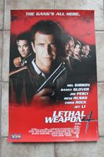 filmaffiche Lethal Weapon 4 Mel Gibson filmposter, Enlèvement ou Envoi, Rectangulaire vertical, A1 jusqu'à A3, Comme neuf