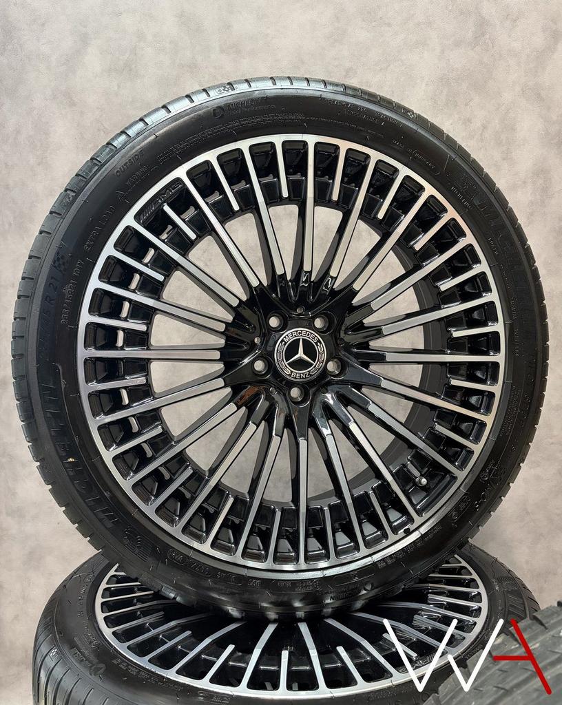 21'' Mercedes-Benz EQC AMG Multispaak velgen DEMO W293 A293, Auto-onderdelen, Banden en Velgen, Banden en Velgen, Zomerbanden