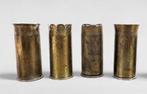 trench art set van 4 bewerkte granaathulzen  1 wo, Envoi