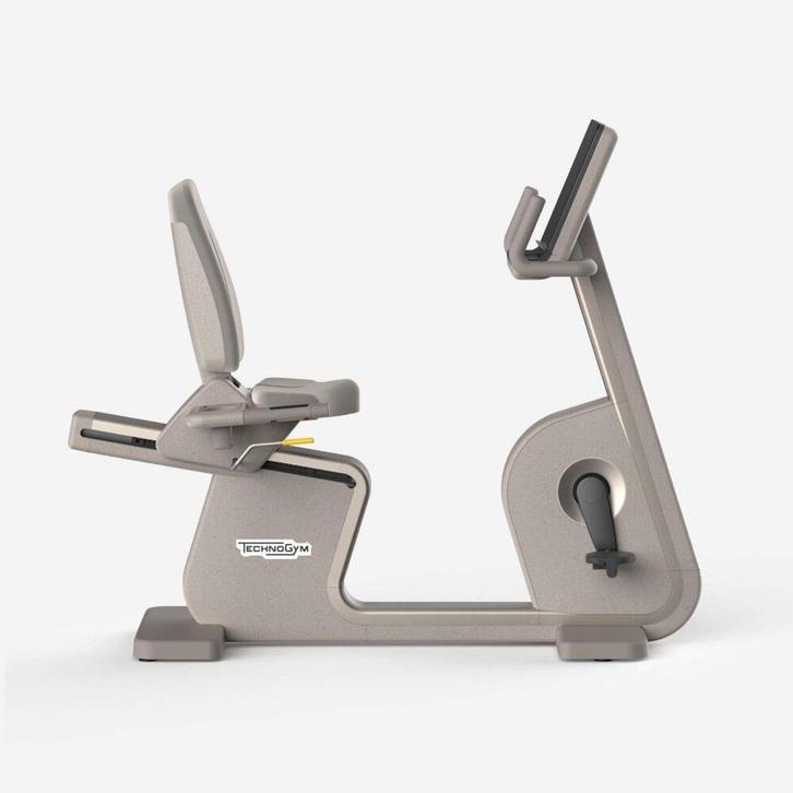 Technogym - Artis Recline - Recumbent Bike, Sports & Fitness, Équipement de fitness, Comme neuf, Autres types, Bras, Jambes, Pectoraux