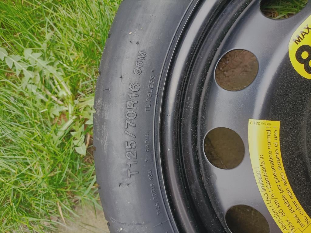 Roue de secours Hankook VW T125/70 R16 96M, Neuf, Pneus et Jantes, 16 pouces, Véhicule de tourisme