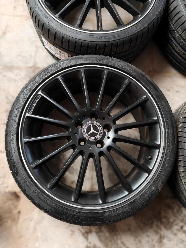 Jantes C63 W204 multispoke original  - 19 pouce, Autos : Pièces & Accessoires, Pneus & Jantes, Pneus et Jantes, Pneus été, 19 pouces