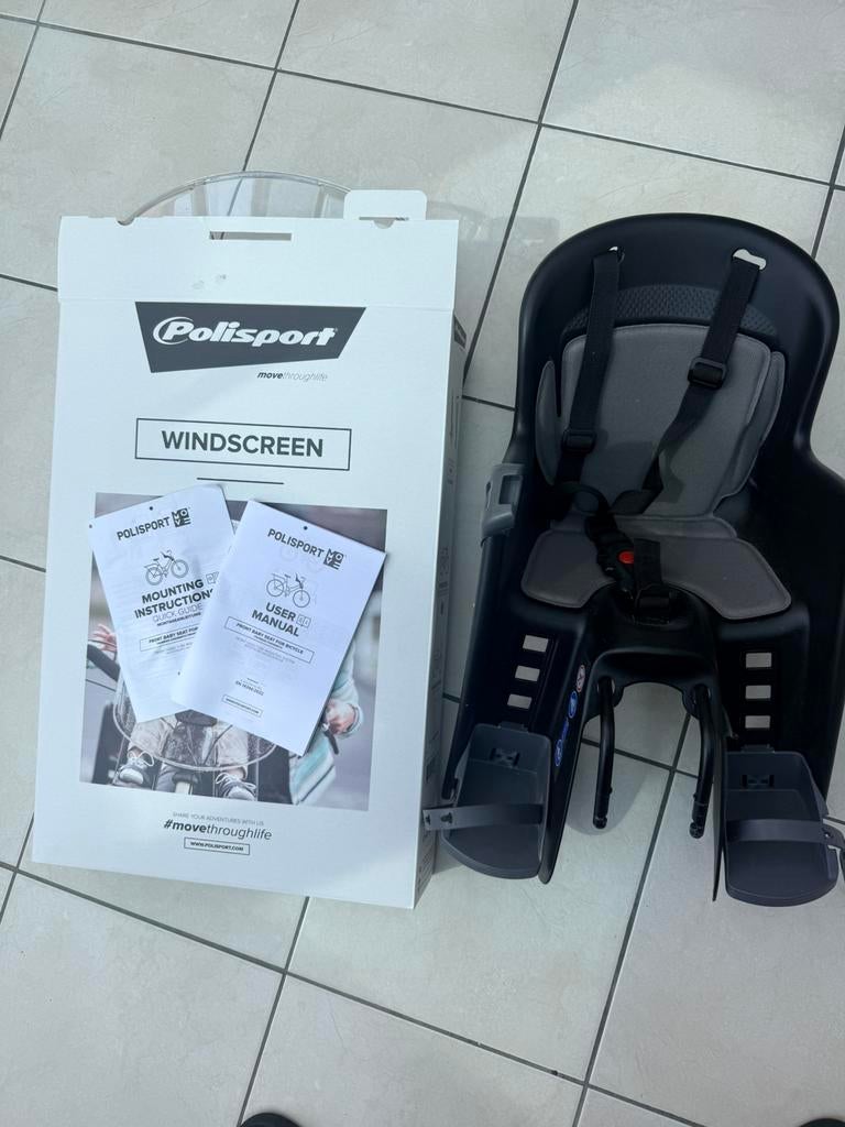 Fietsstoeltje voor vooraan, Ophalen, Zo goed als nieuw