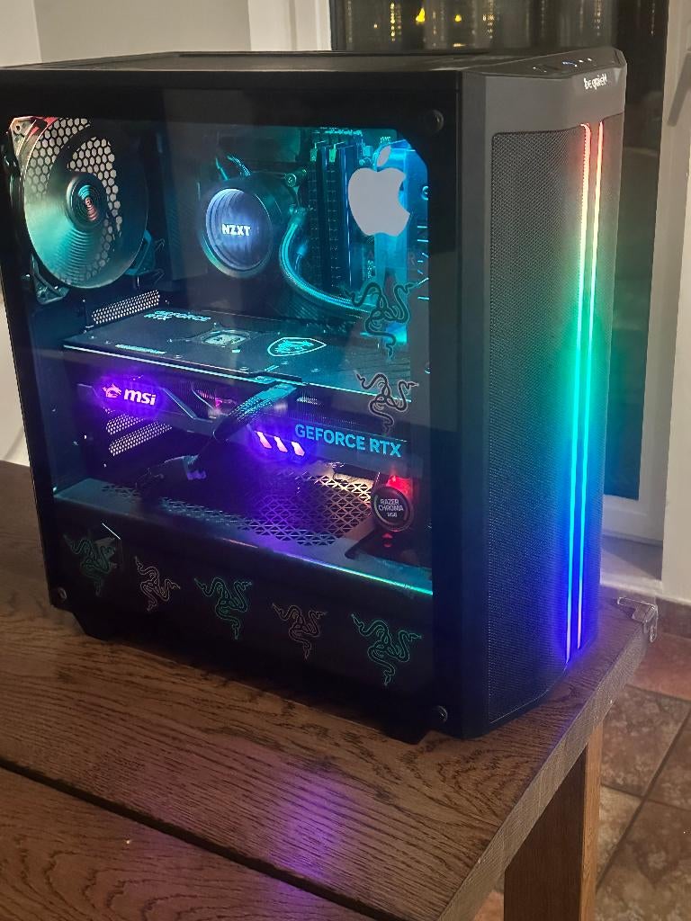 Gaming PC, Computers en Software, Desktop Pc's, Gebruikt, 3 tot 4 Ghz, SSD, 32 GB, Met videokaart, Met monitor, Gaming, Ophalen