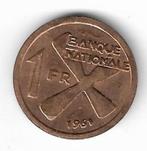 Katanga: 1 frank 1961 in FDC, Postzegels en Munten, Munten | Afrika, Verzenden, Overige landen, Losse munt