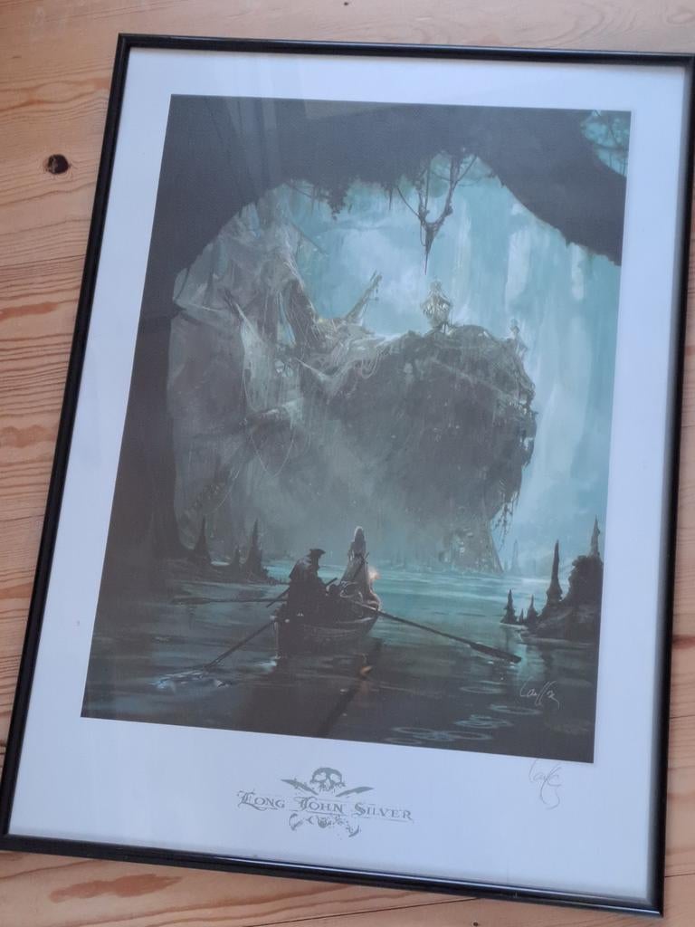 Long John Silver offset signé 5070, Enlèvement