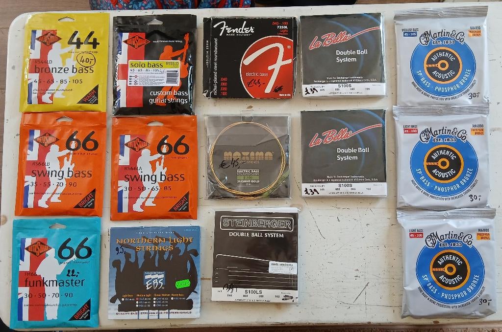 Snaren voor de Basgitaar Elektrisch & Akoestisch, Muziek en Instrumenten, Snaarinstrumenten | Gitaren | Bas, Nieuw, Elektrisch