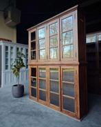 Antieke Servieskast | XXL Vitrinekast | Winkelkast #5588, Ophalen of Verzenden