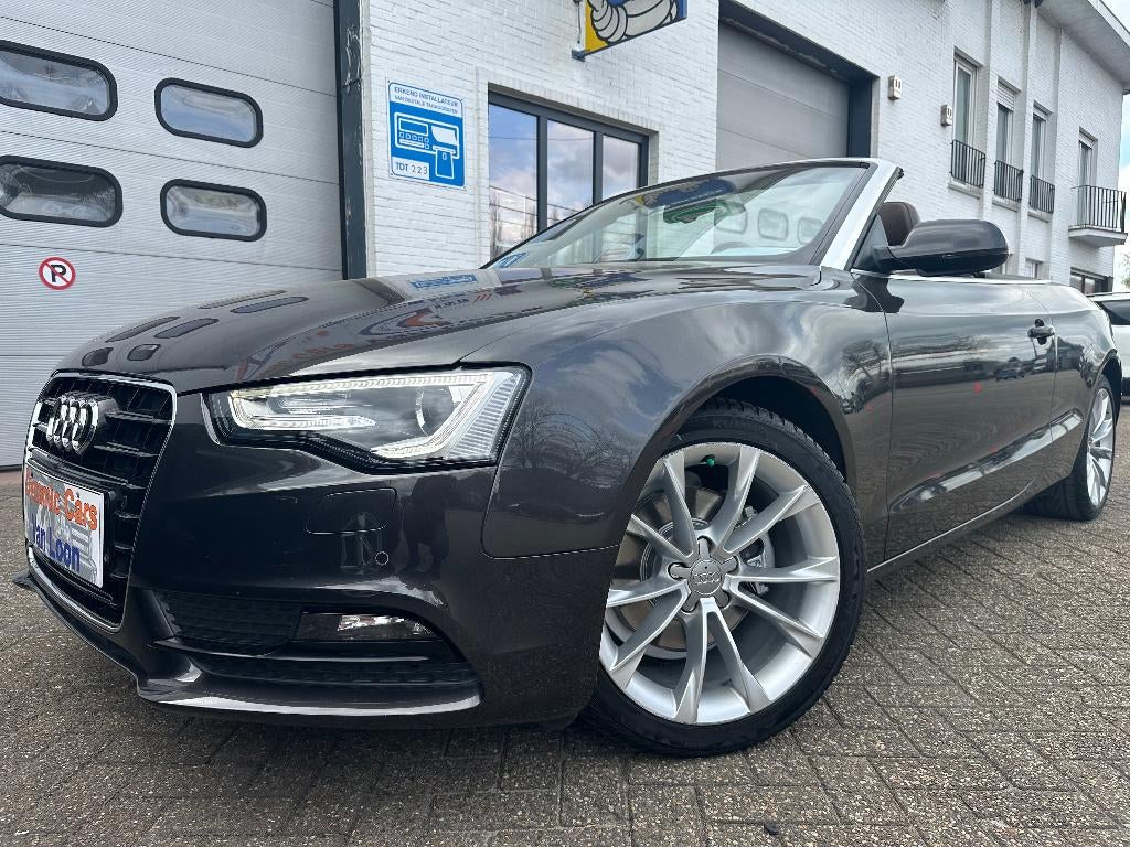 A5 Cabriolet 2.0 TDi euro6 Automaat 1Eigenaar Topconditie, Autos, Cuir, Achat, 1800 kg, Euro 6