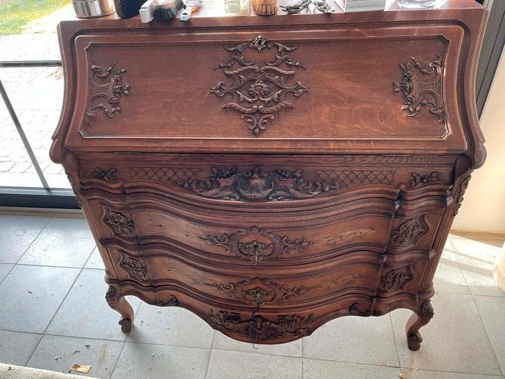 Luikse secretaire, mooi meubel ,zie omschrijving., Antiquités & Art, Antiquités | Bureau & Affaires, Enlèvement