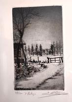 Ets Em. De Cooman - 't hekje / perfecte staat, Antiek en Kunst, Ophalen