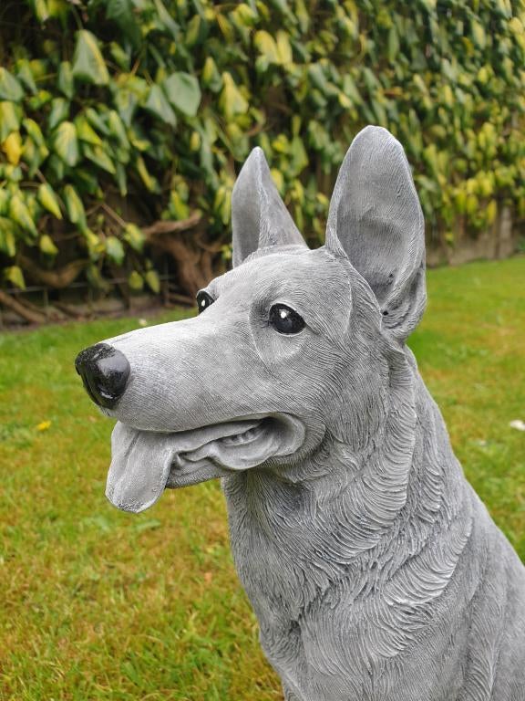 tuinbeeld van een herdershond, Tuin en Terras, Tuinbeelden, Nieuw, Steen, Ophalen of Verzenden