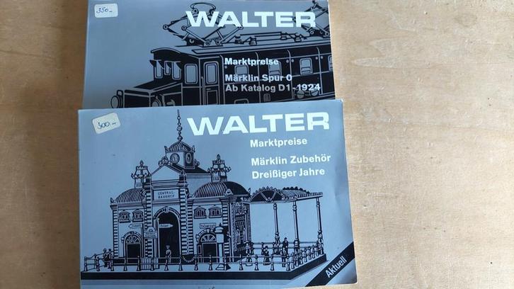 WALTER 2 LIVRES MÄRKLIN ECHELLE O, Hobby en Vrije tijd, Modeltreinen | Overige schalen, Gebruikt, Boek, Tijdschrift of Catalogus