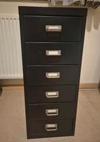 Zwarte ladeblok / opbergkast, Ophalen, Zo goed als nieuw