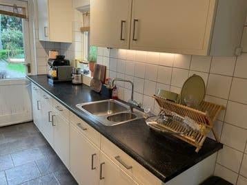 witte keuken, Maison & Meubles, Cuisine | Cuisines complètes, Enlèvement, Utilisé, Blanc, Cuisine à paroi simple