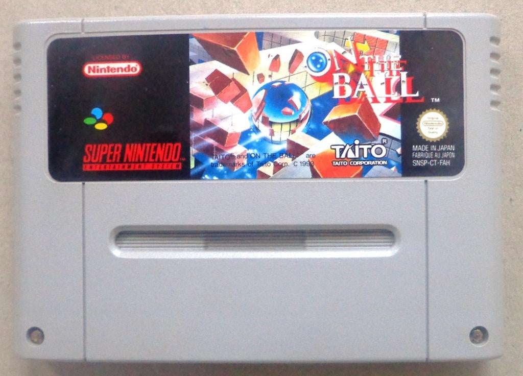 On the Ball voor de Europese Super Nintendo, Games en Spelcomputers, Games | Nintendo Super NES, Gebruikt, Ophalen of Verzenden