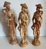 3 figurines décoratives chinoise en résine., Enlèvement ou Envoi, Utilisé, Humain