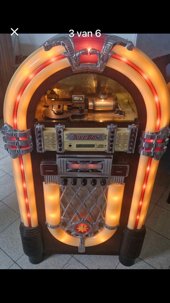 Jukebox, Collections, Machines | Jukebox, Enlèvement, Comme neuf, Wurlitzer, Avec singles