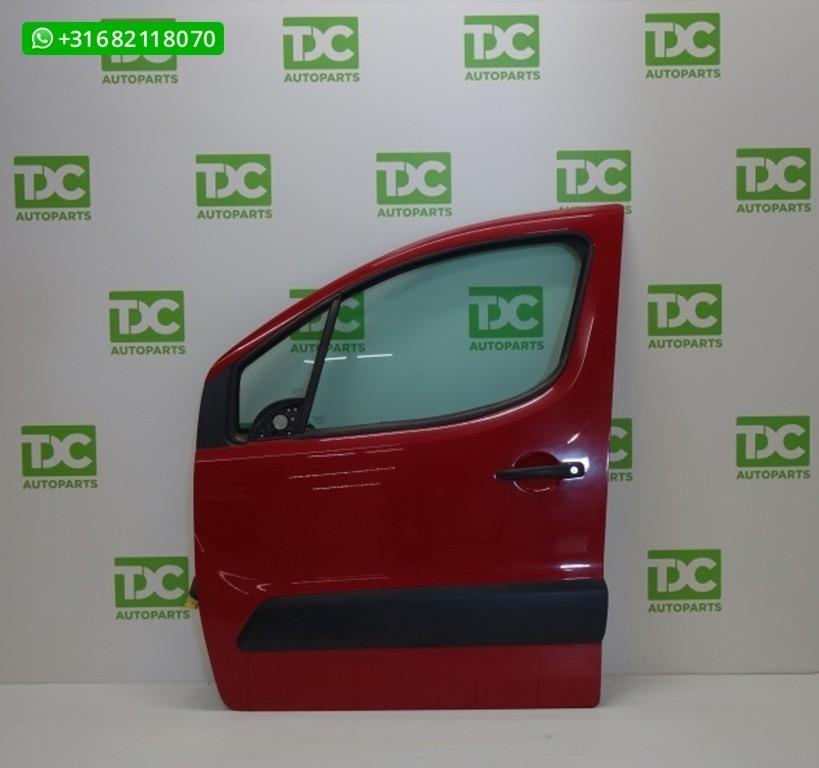 Peugeot Partner bestel Deur linksvoor rood, Autos : Pièces & Accessoires, Carrosserie & Tôlerie, Porte, Peugeot, Avant, Gauche