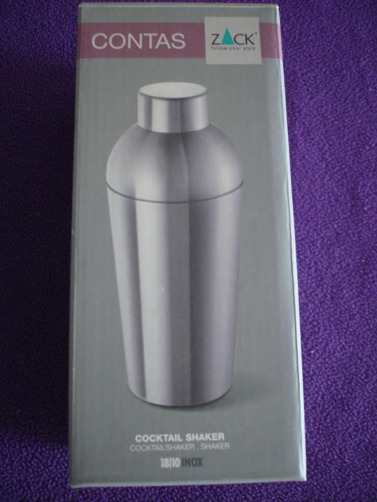 Zack cocktail shaker Contas in 18/10 Inox met apart zeefje., Enlèvement ou Envoi, Boissons
