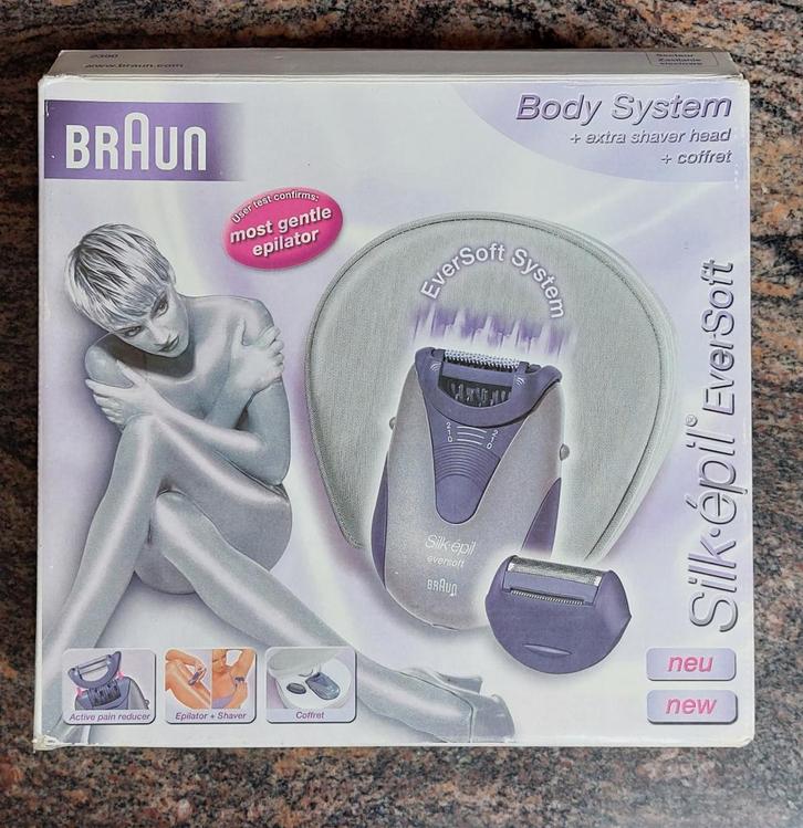 Braun - Silk-épil EverSoft BS - Epileer- & scheerapparaat, Elektronische apparatuur, Persoonlijke Verzorgingsapparatuur, Zo goed als nieuw