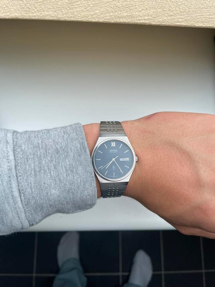 Vintage Seiko Lord Quartz (1979) — cadran bleu, Bijoux, Sacs & Beauté, Montres | Hommes, Comme neuf, Montre-bracelet, Seiko, Acier