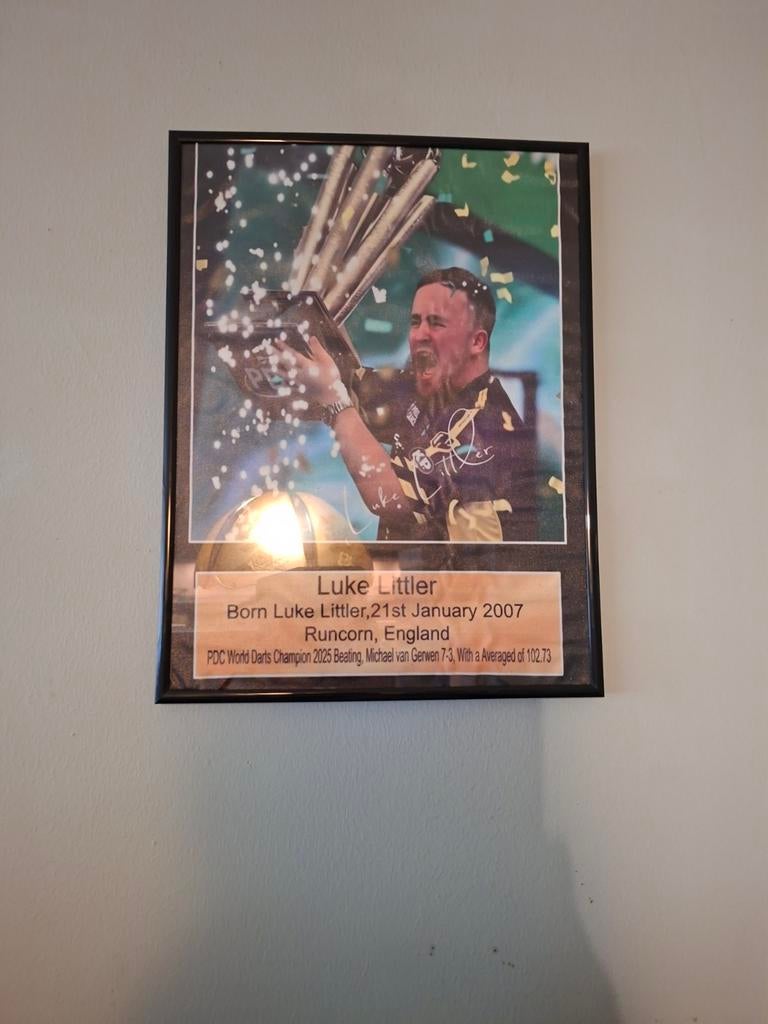 Luk littler op doek gekaard, Sport en Fitness, Darts, Ophalen