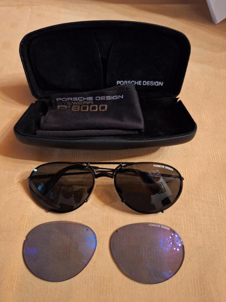 Porsche design Zonnebril P'1018 extra glazen, Handtassen en Accessoires, Zonnebrillen en Brillen | Dames, Zonnebril, Ophalen of Verzenden