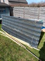 3 toles ondulee thuile 3m, Gris, Tôle ondulée, Enlèvement, Utilisé
