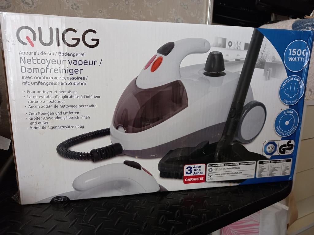 Nettoyeur vapeur et accessoires, Enlèvement