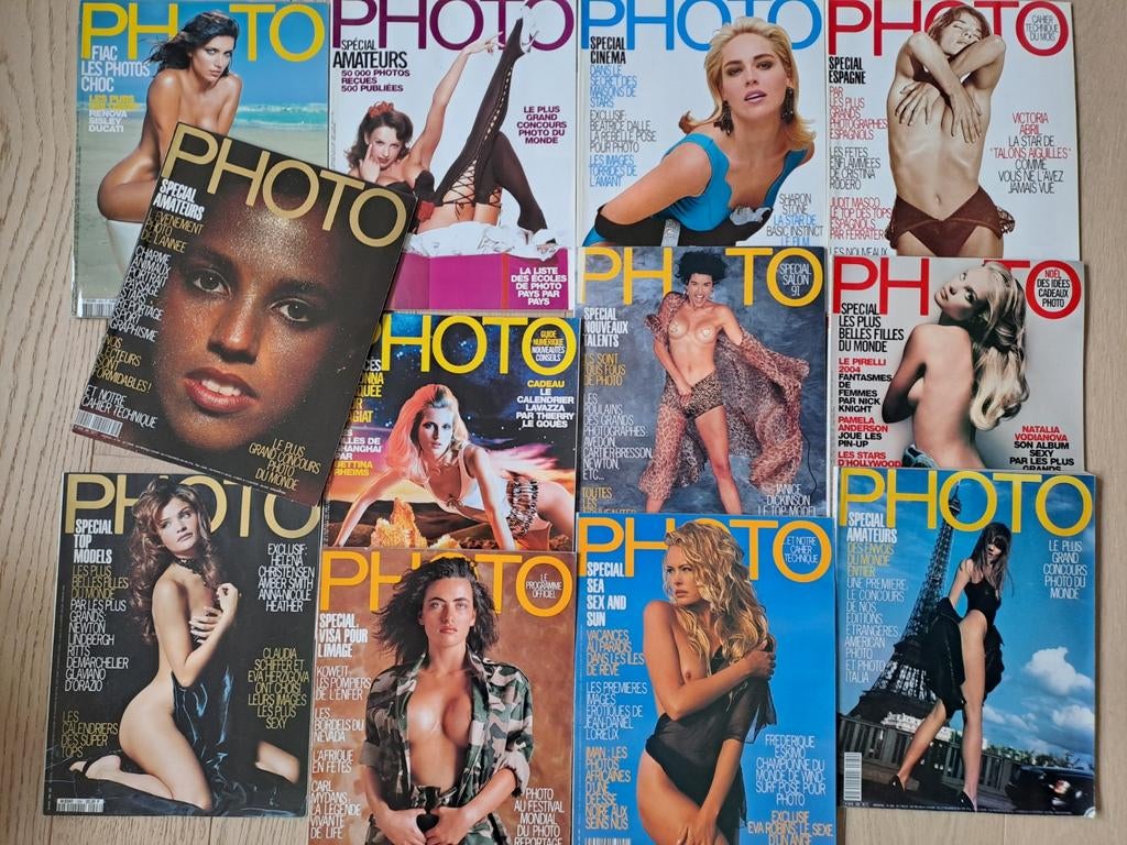 Lot de 12 magazines PHOTO, Livres, Enlèvement ou Envoi