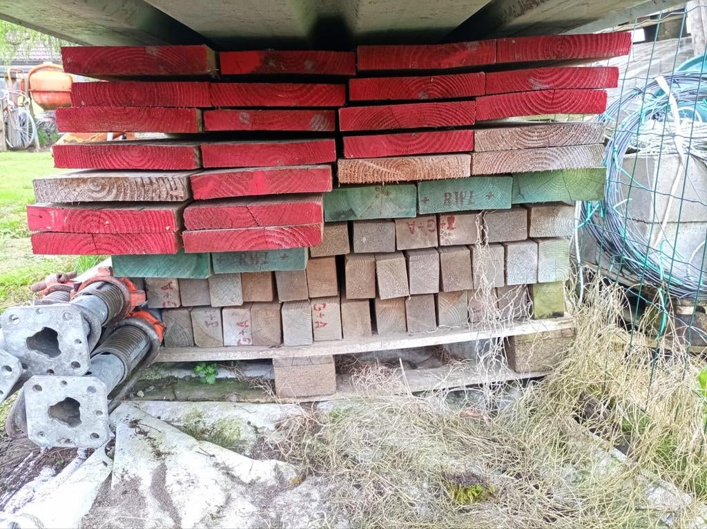 Kepers, keperplanken en balken, Ophalen