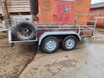 aanhangwagen dubbelas 130X300, Ophalen