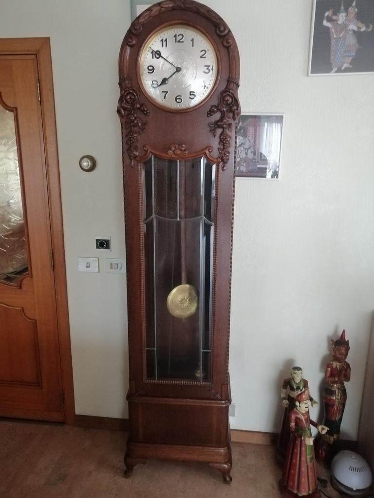 Eiken staanklok, Antiek en Kunst, Antiek | Klokken, Ophalen