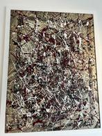 peinture moderne - ode à Pollock, Antiquités & Art, Enlèvement ou Envoi