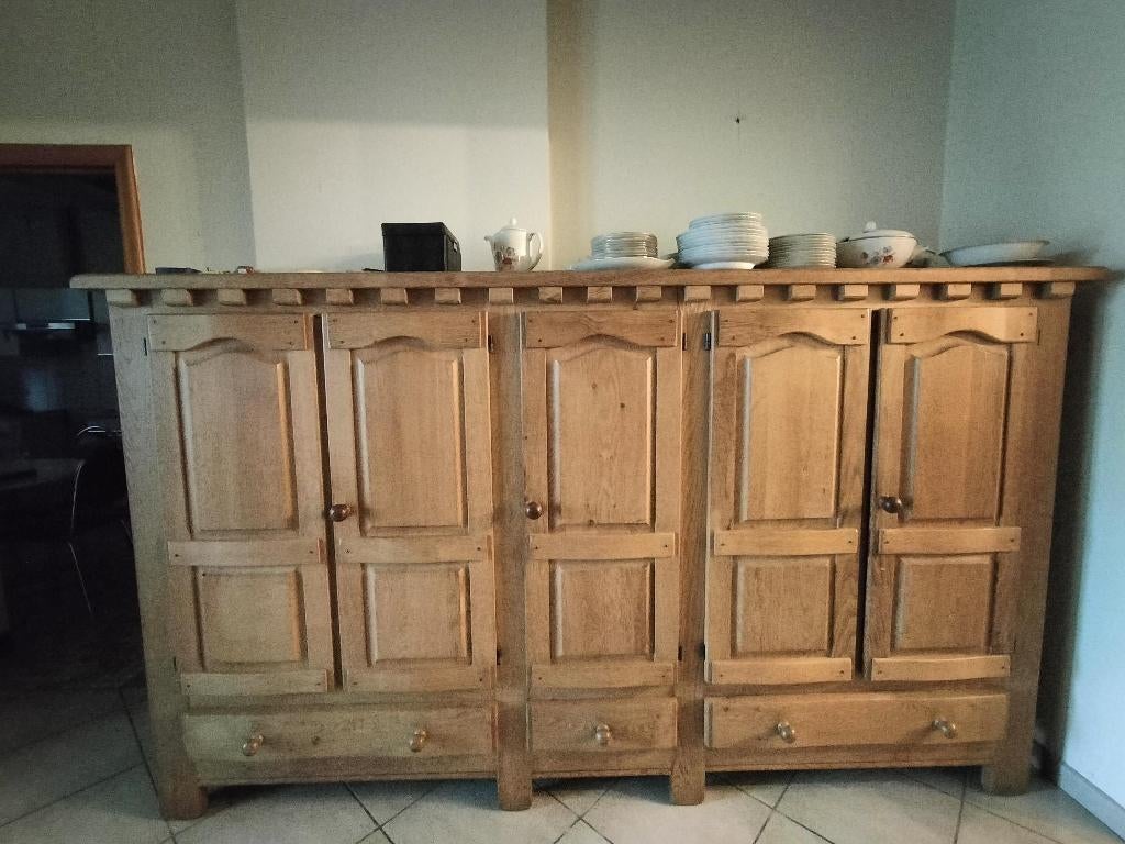 Salle à manger, Huis en Inrichting, Kasten | Buffetkasten, Zo goed als nieuw, Eikenhout, Ophalen