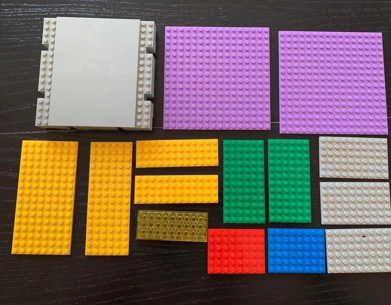 grondplaten/bouwplaten Lego - foto's voor detail, Verzenden, Zo goed als nieuw, Lego