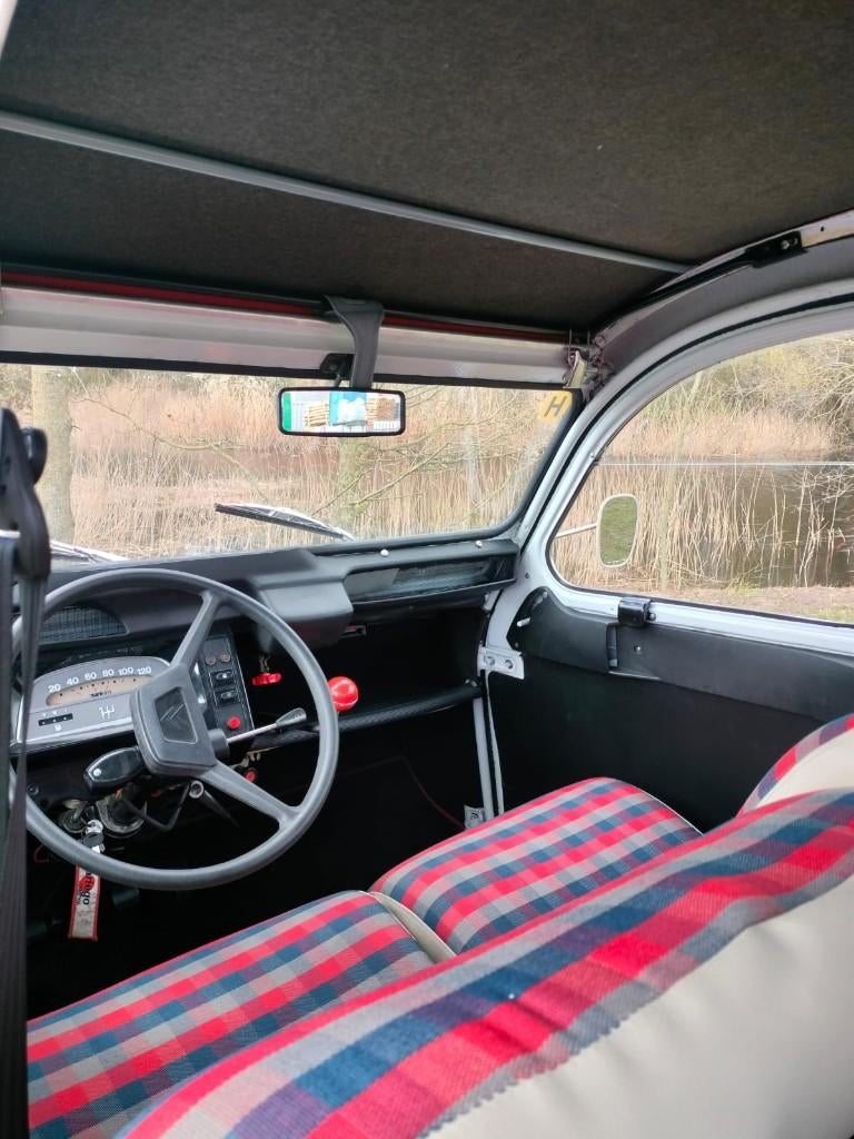 Citroën 2CV6, Voorwielaandrijving, 4 zetels, Stof, 602 cc