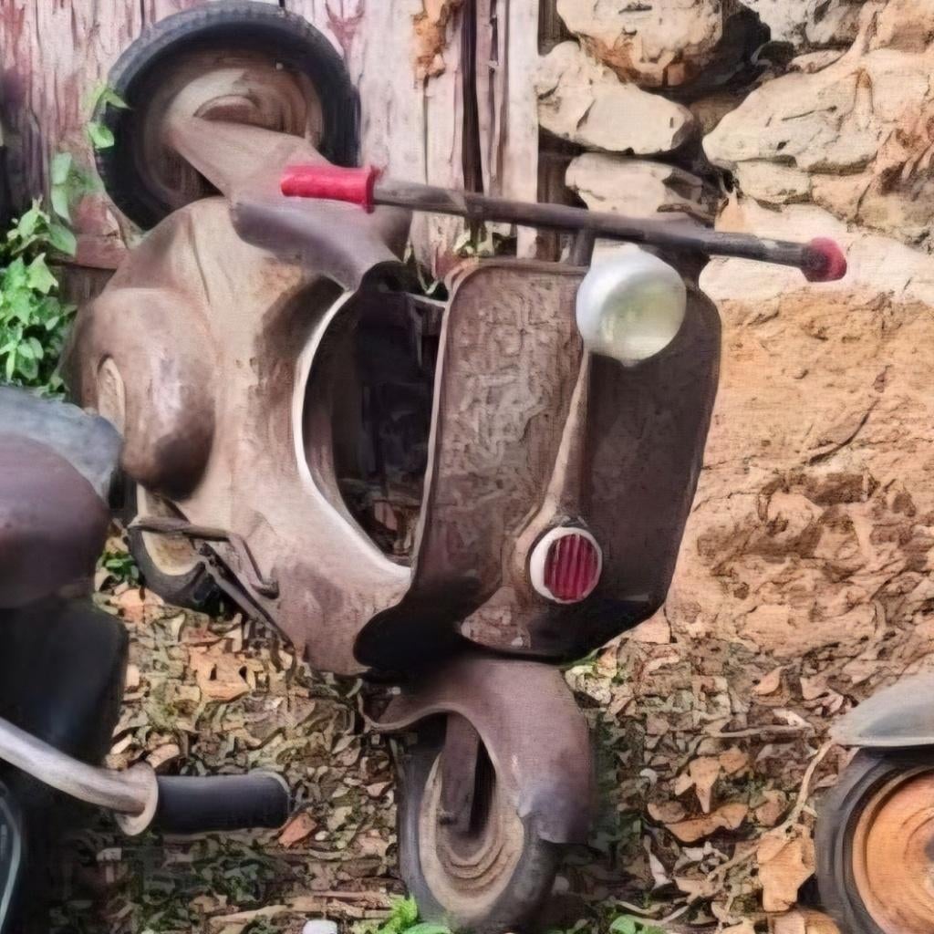 Pierre Guy trapfiets trapauto vespa scooter, Ophalen