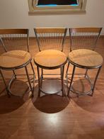 Drie zeer mooie barkrukken te koop., Huis en Inrichting, Ophalen, Met voetsteun, Nieuw, 90 cm of meer